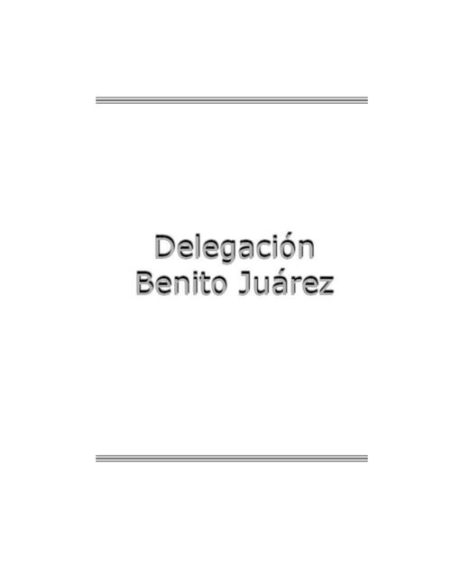 Benito Juárez, Serie Estudios Electorales 2000