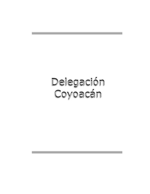 Coyoacán, Serie Estudios Electorales 2000