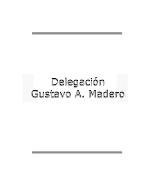 Gustavo A. Madero, Serie Estudios Electorales 2000