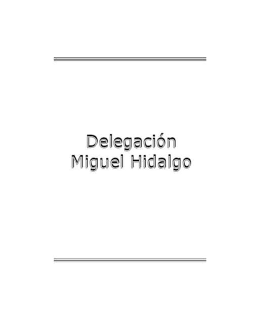 Miguel Hidalgo, Serie Estudios Electorales 2000