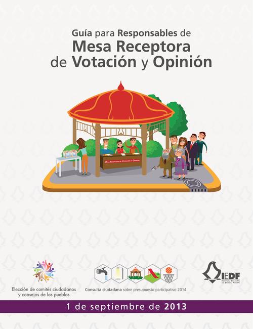 Guía para Responsables de Mesa Receptora de Votación y Opinión