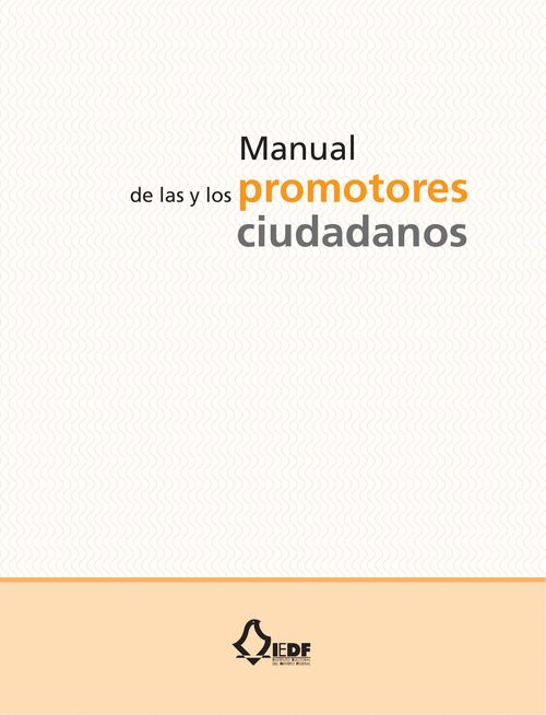 Manual de las y los promotores ciudadanos