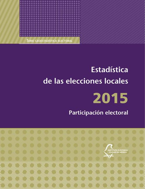 Estadística de las elecciones locales 2015. Participación electoral