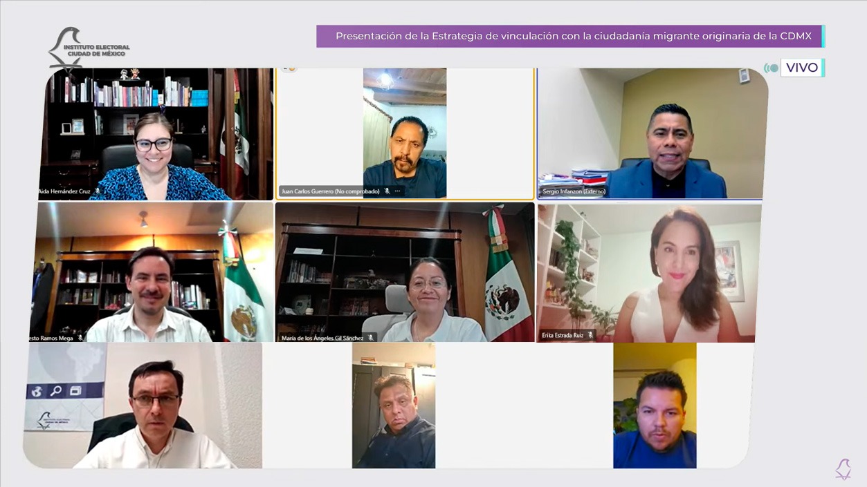 Trabaja IECM para fortalecer el ejercicio de los derechos político-electorales de la comunidad chilanga residente en el extranjero