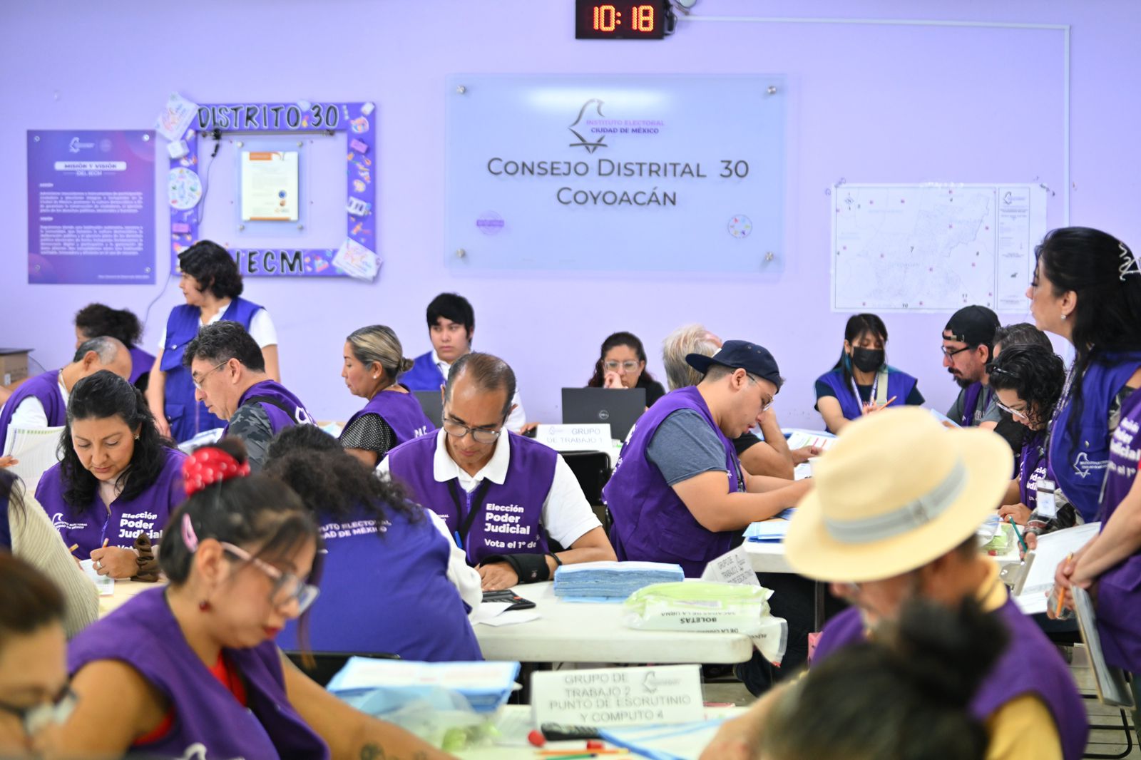 Registra IECM 99.68% de avance en cómputo de votos de la Elección del Poder Judicial de la Ciudad de México