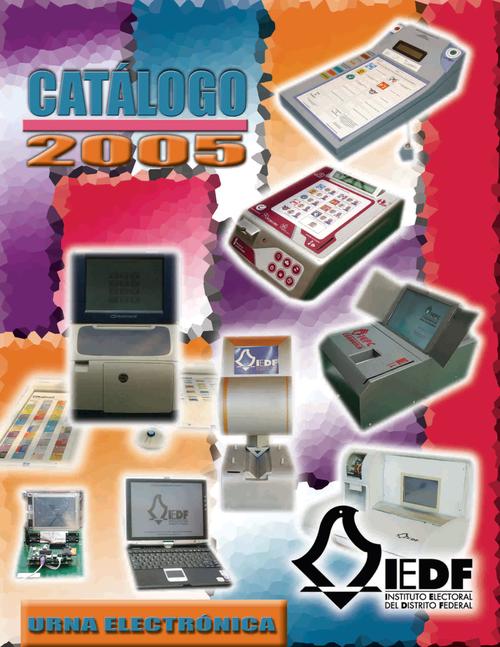 Catálogo 2005 Urna Electrónica