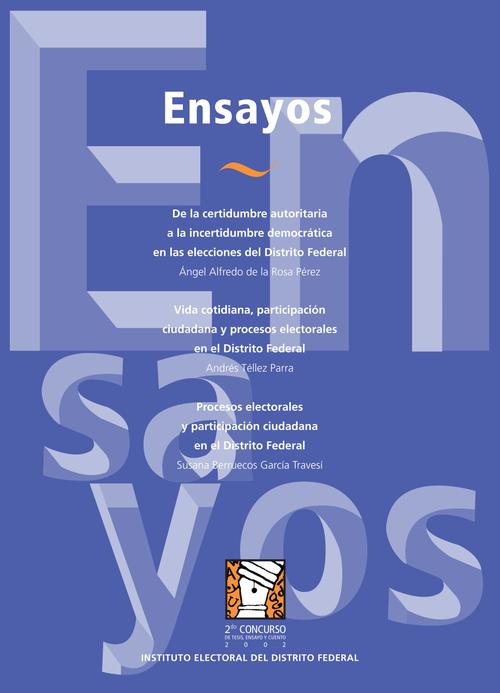 Ensayos, 2do. Concurso de Tesis, Ensayo y Cuento 2002