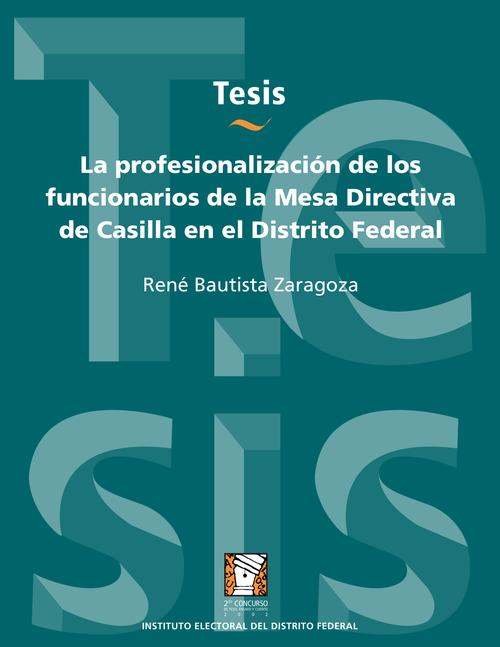 Tesis, 2do. Concurso de Tesis, Ensayo y Cuento 2002