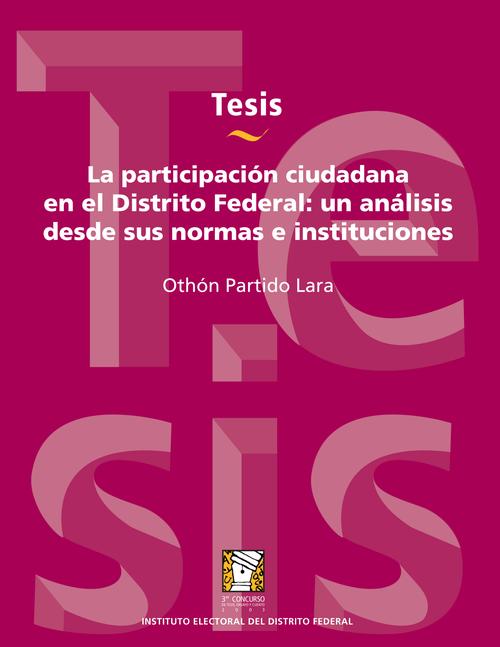 Tesis, 3er. Concurso de Tesis, Ensayo y Cuento