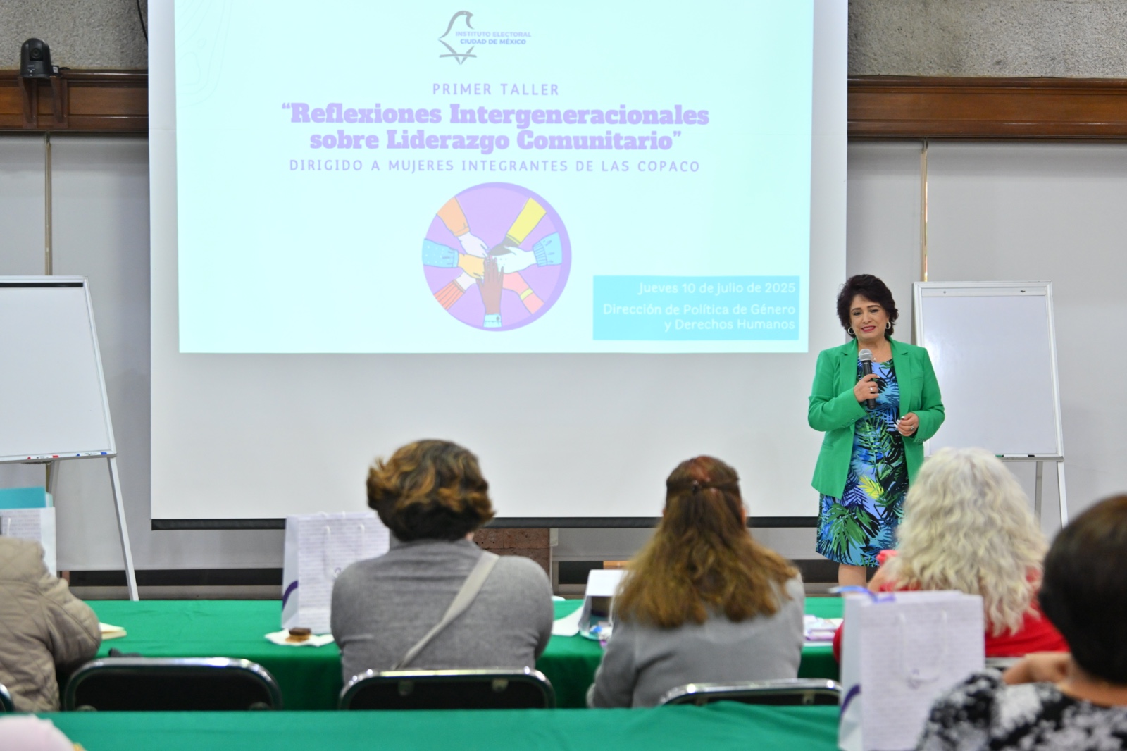 IECM promueve el empoderamiento de mujeres integrantes de COPACOS