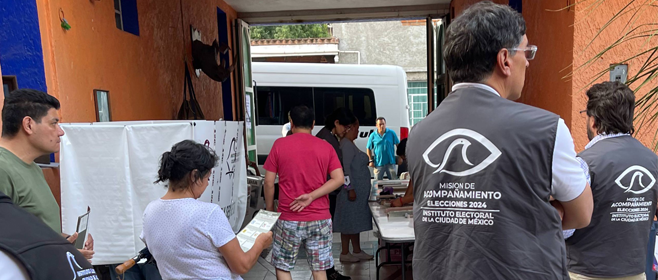 Califica Misión Internacional de Acompañamiento como excepcional el trabajo del IECM en la Elección del Poder Judicial