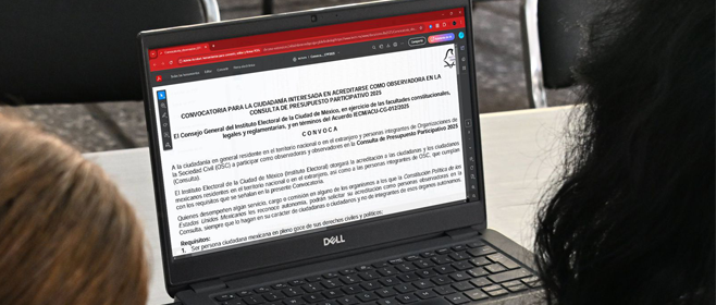 Últimos días para registro de personas observadoras  de la Consulta de Presupuesto Participativo 2025