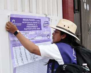 Consulta de Presupuesto Participativo 2025 supera nivel de participación