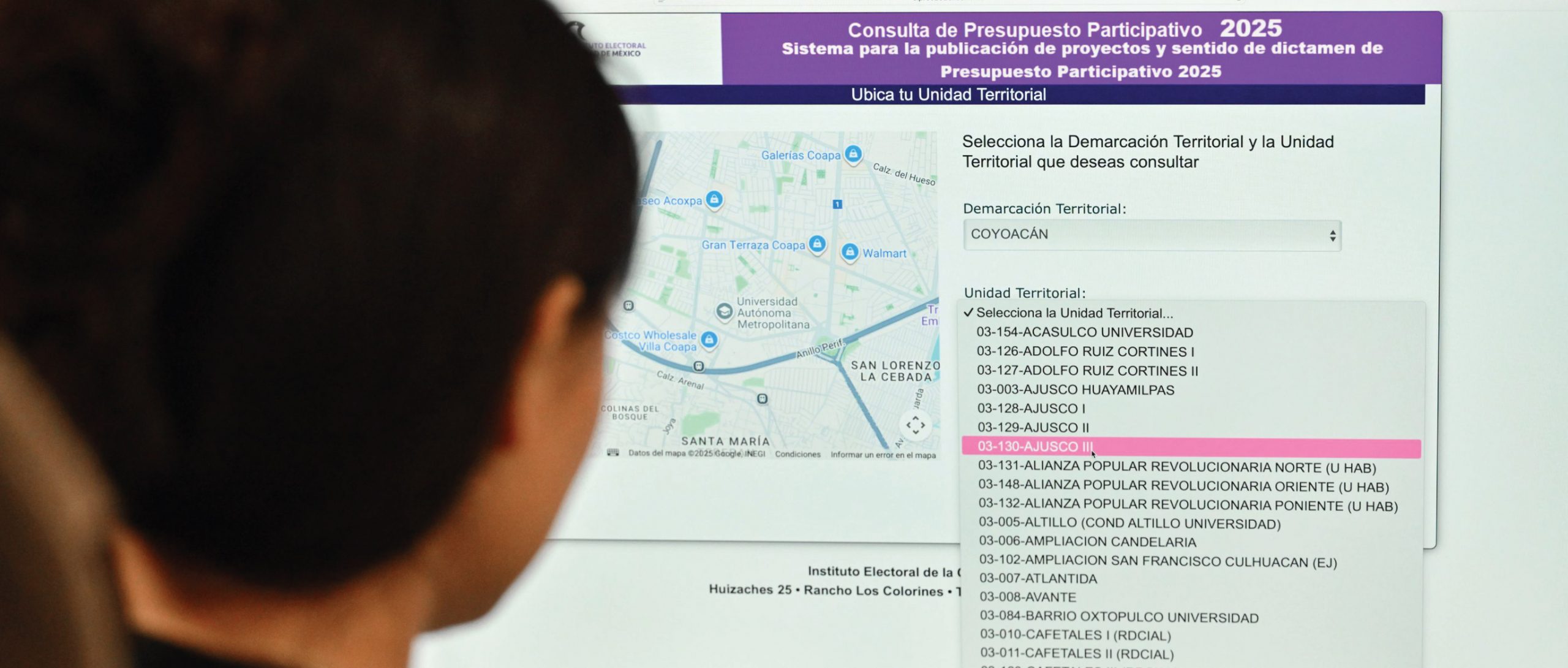 Publica IECM lista de los proyectos ganadores de la Consulta de Presupuesto Participativo 2025