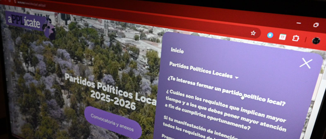 Continúa proceso para la constitución de partidos políticos locales