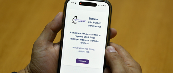 Avala UNAM eficacia del sistema de votación por internet del IECM