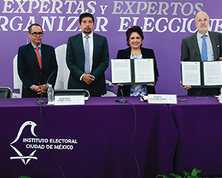 IECM y CONFE promueven derechos político-electorales de  las personas con discapacidad