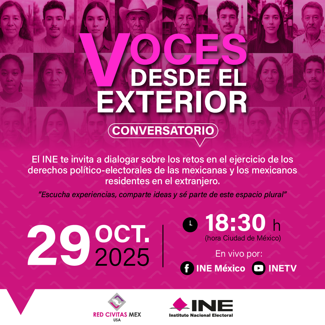 Conversatorio sobre Retos y Derechos Político-Electorales de Mexicanas y Mexicanos Residentes en el Extranjero