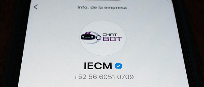 WhatsApp IECM al servicio de la población