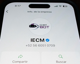 WhatsApp IECM al servicio de la población