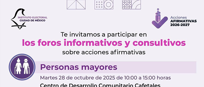 Continúan foros informativos y consultivos para promover participación política de las personas integrantes de grupos de atención prioritaria