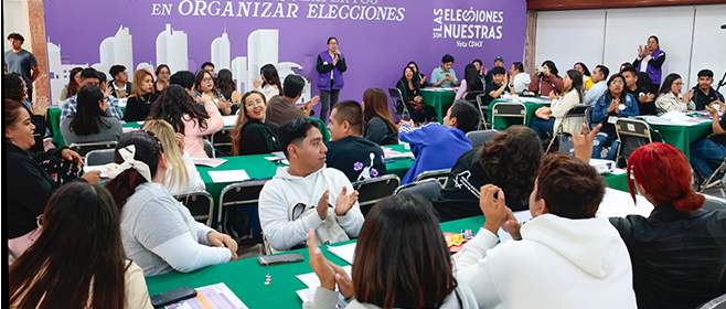 Clausura IECM servicio social del programa  “Educación para la vida en democracia”
