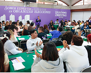 Clausura IECM servicio social del programa  “Educación para la vida en democracia”
