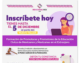 Taller de Formación de Promotorías de la Educación Cívica de Mexicanas y Mexicanos Residentes en el Extranjero (FOPEME)