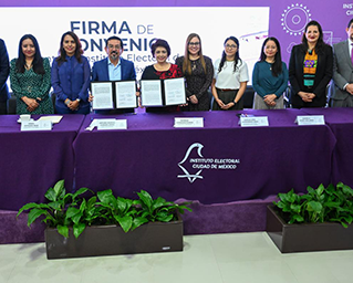 Suscribe IECM convenio con Talleres Gráficos de México para imprimir más de 6 millones de boletas para ejercicios de participación ciudadana