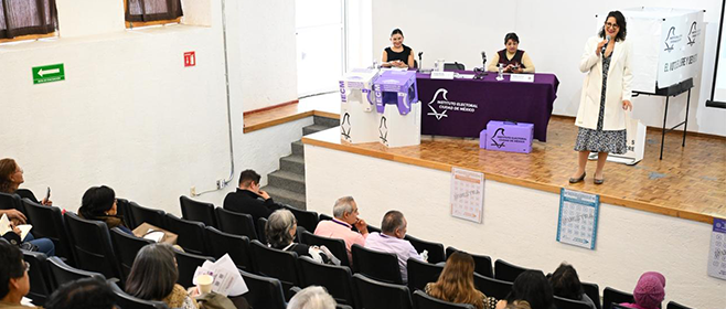 Promueve IECM entre adultos mayores Consulta de Presupuesto Participativo 2026 y 2027 y Elección de COPACO 2026