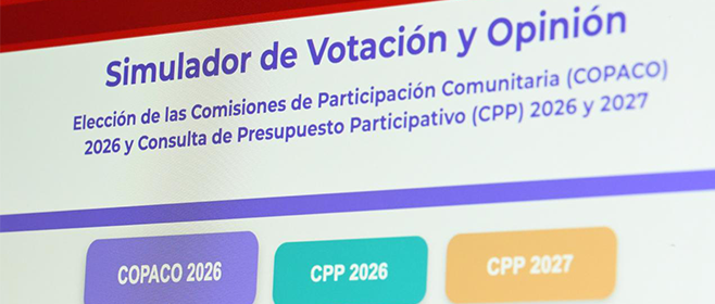 Desarrolla IECM simulador interactivo para practicar el voto y opinión  en ejercicios consultivo y electivo