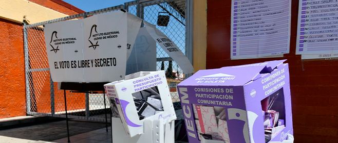 Impulsa IECM voto anticipado en la  Consulta de Presupuesto Participativo y Elección de COPACOs