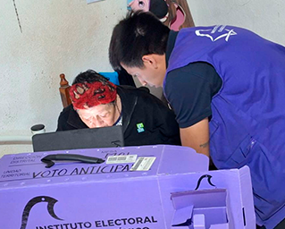 Personas en estado de postración y sus personas cuidadoras primarias pueden registrarse en el SEI y votar por internet en la Consulta de Presupuesto Participativo y en la Elección de las COPACO