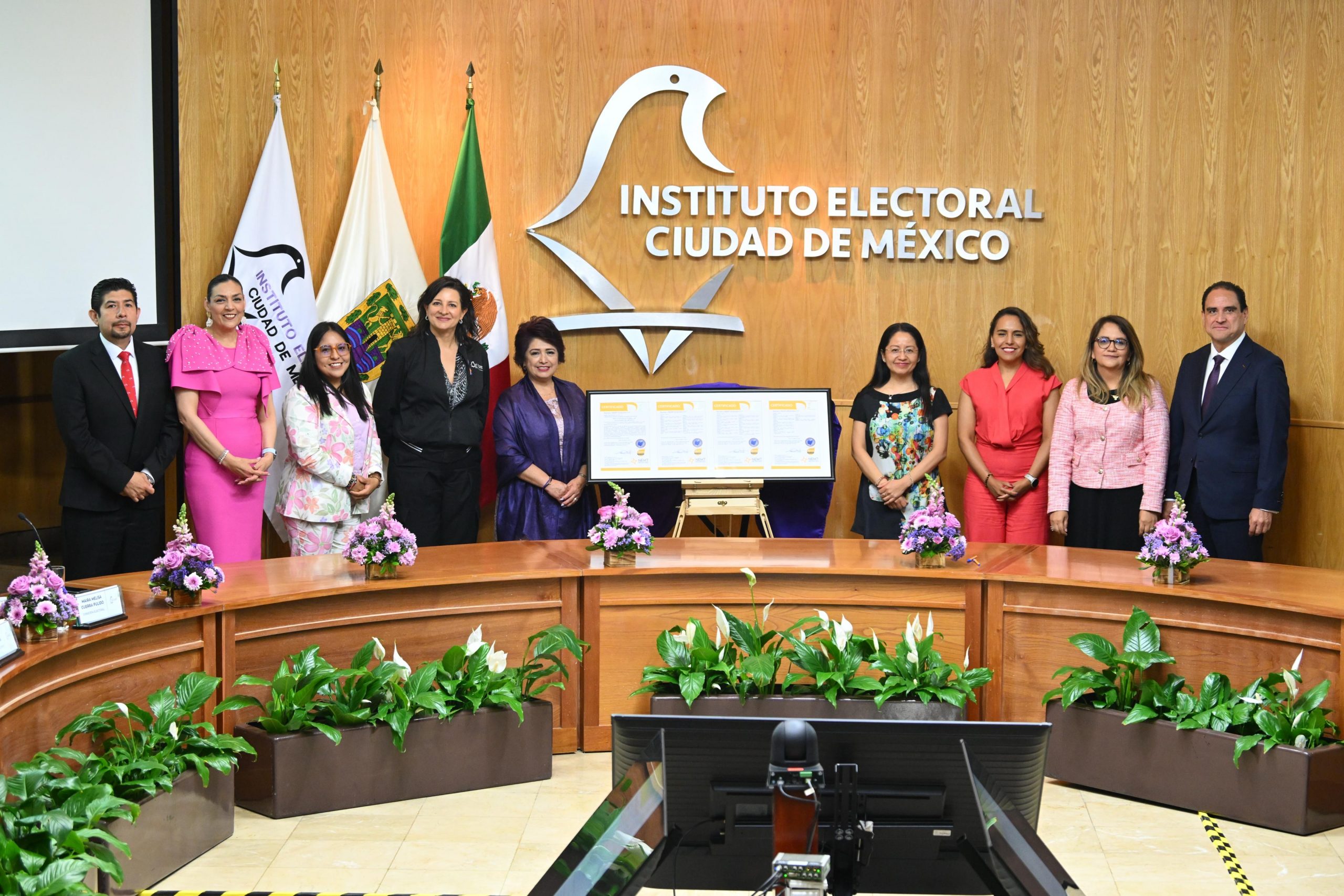 Devela IECM certificado internacional ISO Electoral que acredita la calidad de los procesos del Instituto