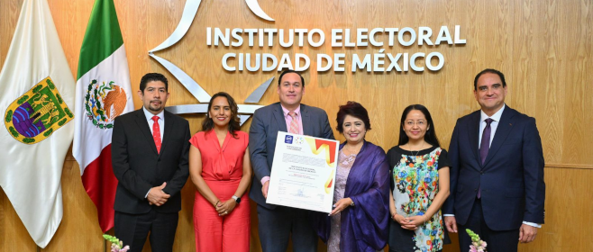 Refrenda IECM certificación nivel oro de la Norma NMX-R-025-SCFI-2015  en Igualdad Laboral y No Discriminación