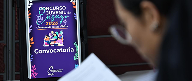 Convoca IECM a juventudes a participar en el Concurso de Ensayo 2026 “Conversando con los clásicos”