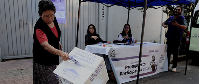 Presenta IECM Estadística de Resultados de la Consulta de Presupuesto Participativo 2025