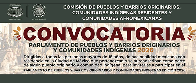 Convocatoria para el Parlamento de Pueblos y Barrios Originarios y Comunidades Indígenas 2026