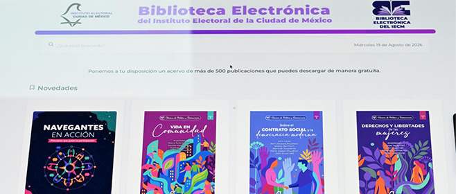 Ofrece IECM 568 títulos de consulta gratuita en su Biblioteca Electrónica