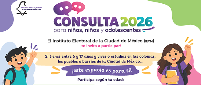 Convocatoria de la Consulta para niñas, niños y adolescentes 2026.