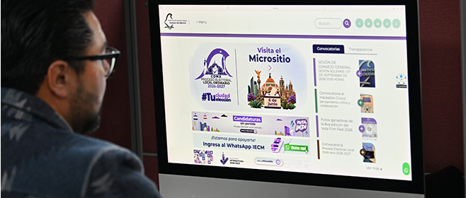 Habilita IECM micrositio del Proceso Electoral Local Ordinario 2026-2027