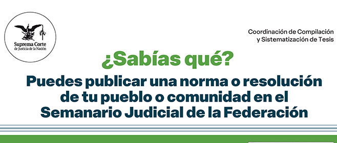 Mecanismo de solicitud y publicación de normas y resoluciones de pueblos y comunidades indígenas y afromexicanas