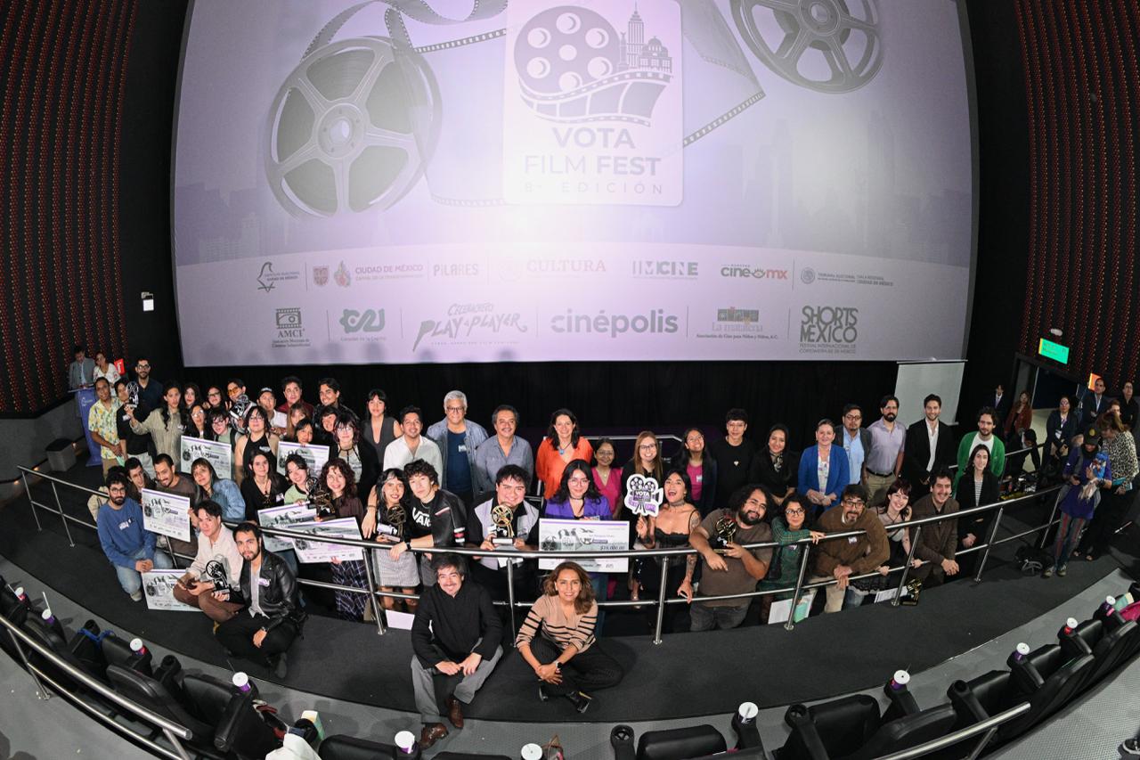 Premia IECM a las personas ganadoras de la Octava Edición del Concurso de Cortometrajes Vota Film Fest