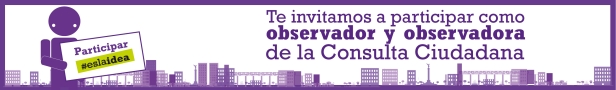 Convocatoria para ser observador y observadora de la Consulta Ciudadana