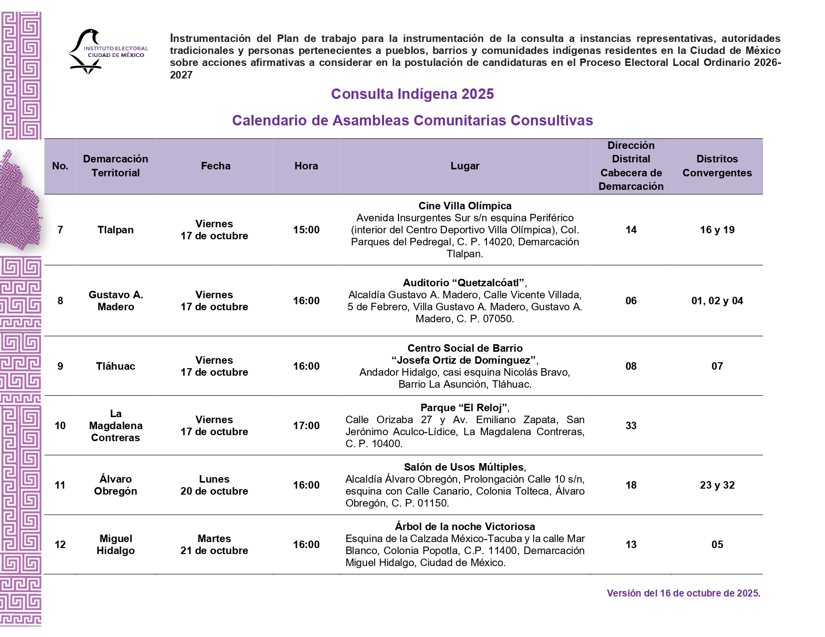 Convocatoria 2