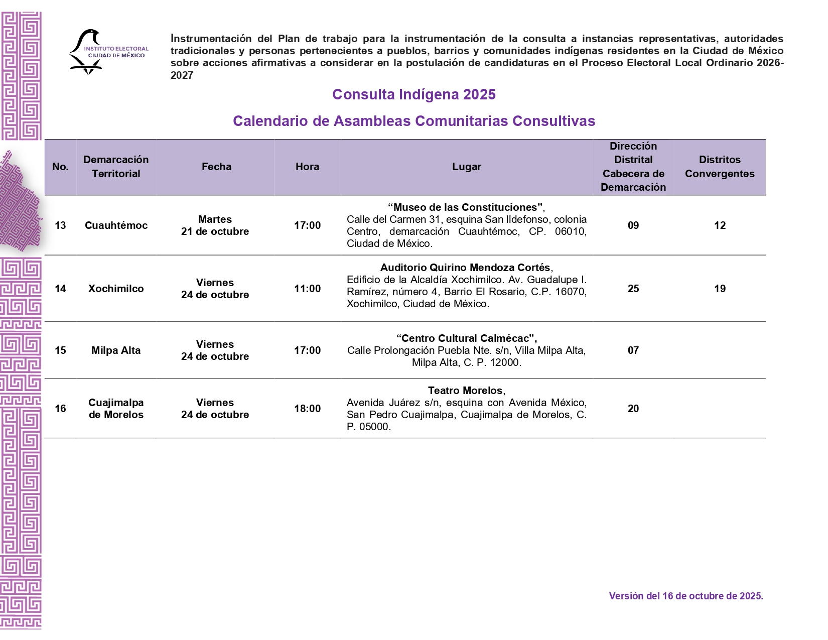 Convocatoria 3