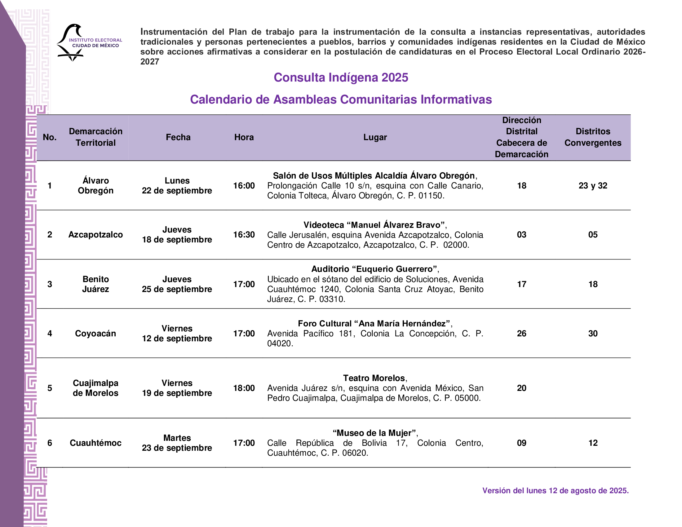 Convocatoria