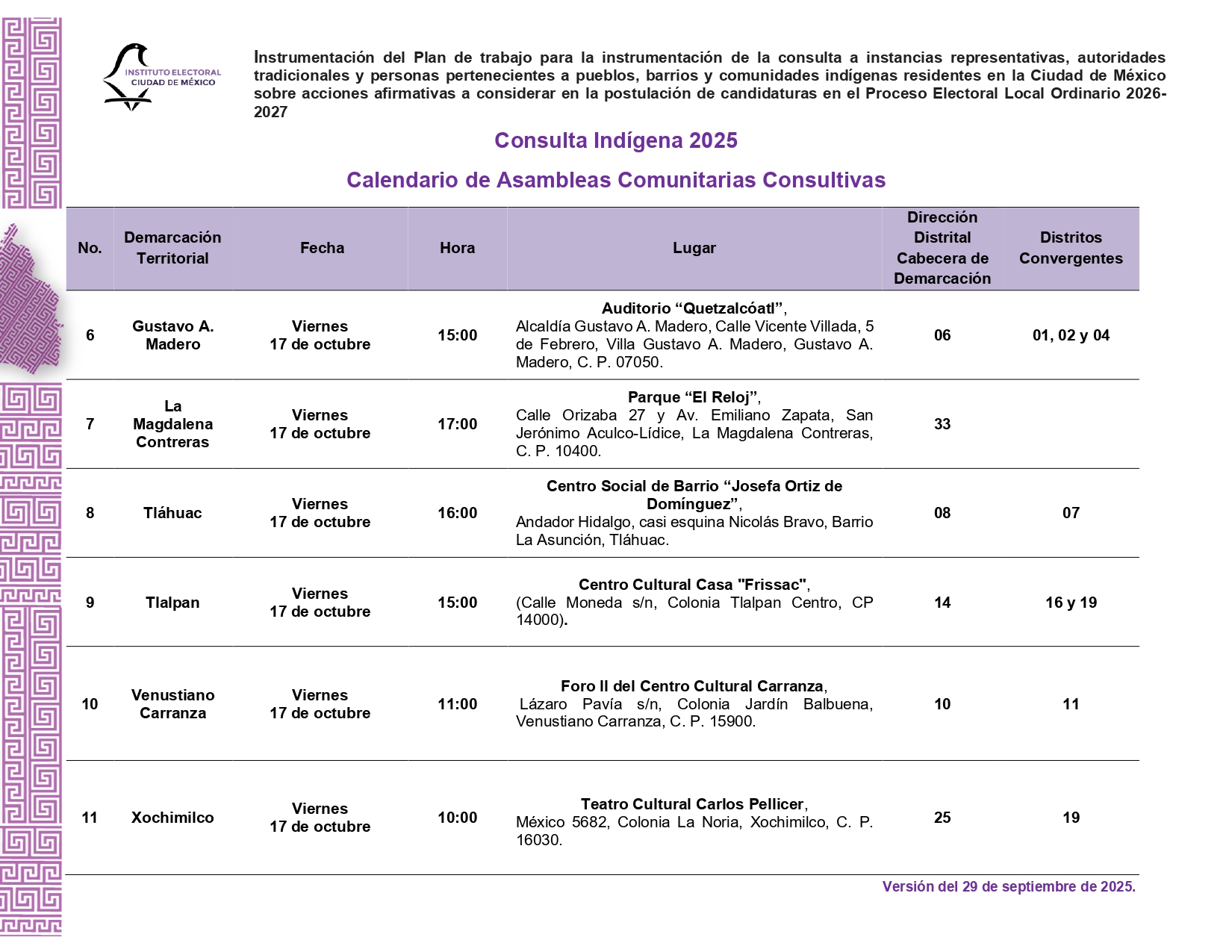 Convocatoria 2