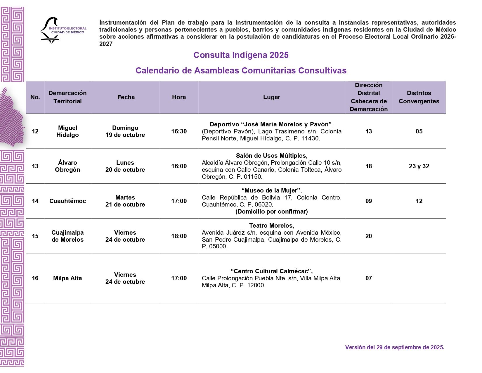 Convocatoria 3