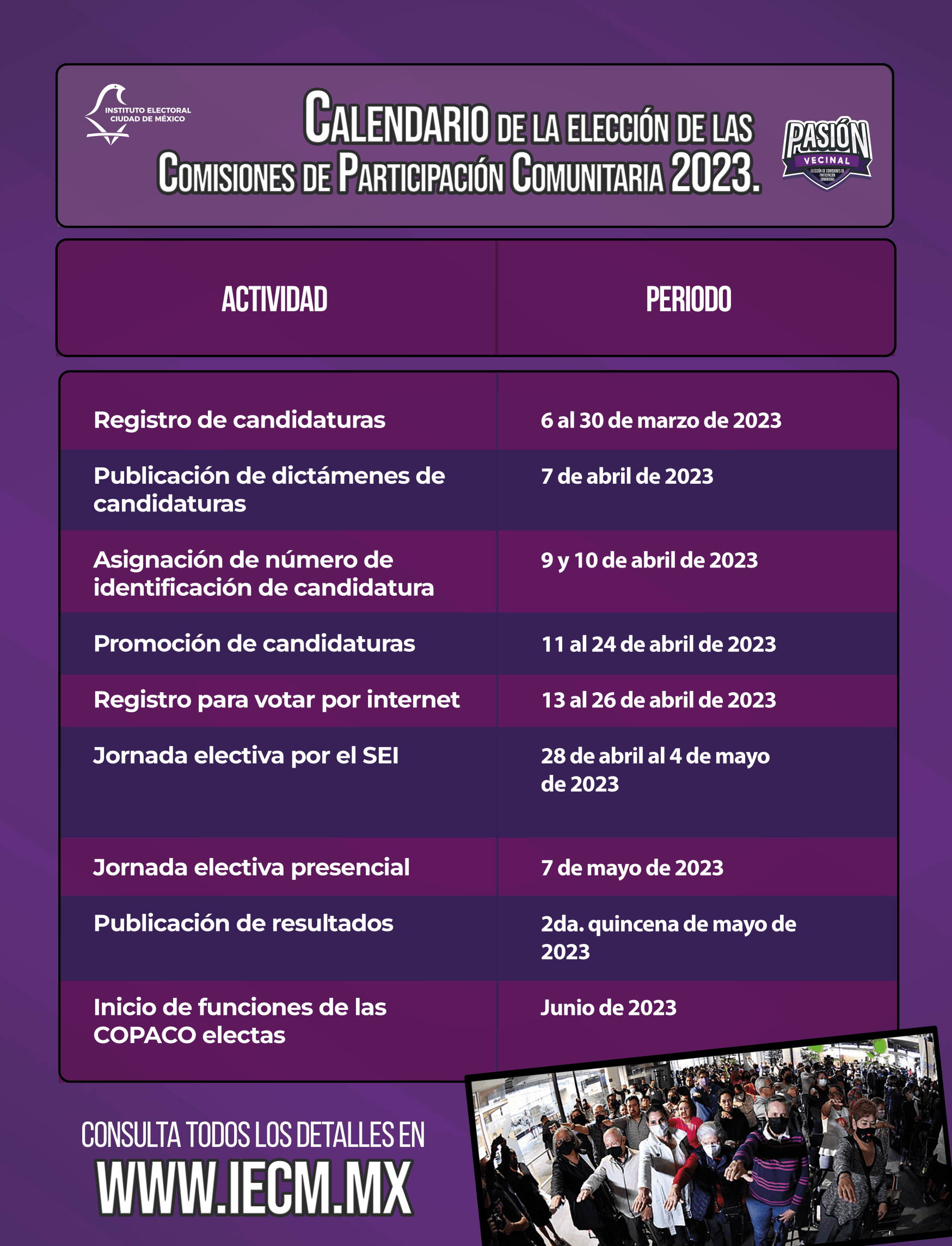 Calendario COPACO